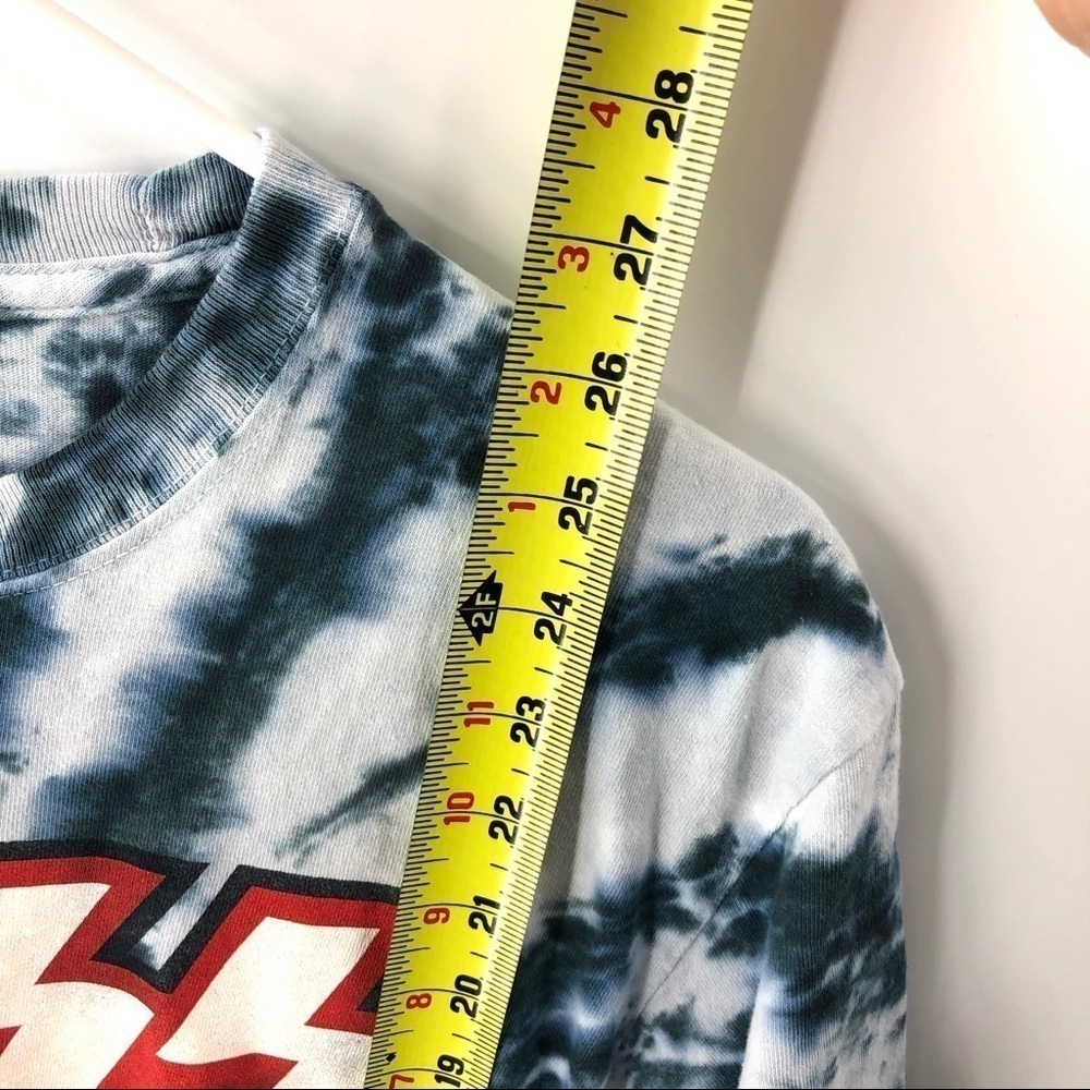 Liquid Blue Kiss Shirt Adult Medium Destroyer 76 Retro Tie Dye Band Rock Graphic - Picture 7 of 8